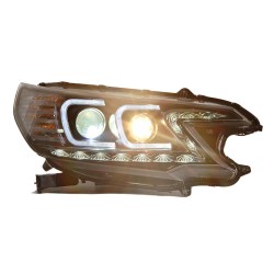 Pair of Xenon Headlights for 2012-2014 Honda CR-V, Including Daytime Running Lights, 6000K