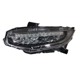 Pair of LED Headlights for 2016-2020 Honda Civic, Including Daytime Running Lights, 6000K