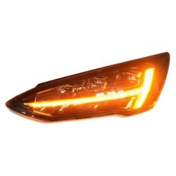 Pair of LED Headlights for 2019 Ford Focus, Including Daytime Running Lights, 6000K