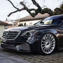 Upgrade Your Mercedes-Benz to Maybach with Aluminum Forged Wheels | 18-21 Inch | Polished Threaded Caps