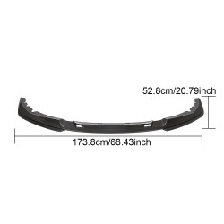 Dry Carbon Fiber Front Bumper Lip Splitter for BMW 4 Series G22 M SportT Coupe 2020-ON