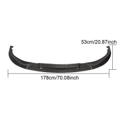 Carbon Fiber Front Bumper Lip Spoiler for BMW 5 Series G30 M Sport M550I Xdrive Sedan 2021-ON