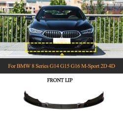 Dry Carbon Fiber Front Lip Splitter for BMW 8 Series G14 G15 G16 M-Sport 2D 4D 2018-2021