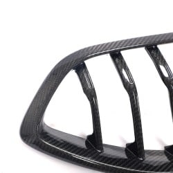 Dry Carbon Fiber Front Kidney Grill Replacement for BMW 8 Series G14 G15 G16 2D 4D 2019-2022