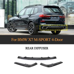 Carbon Fiber Rear Bumper Diffuser for BMW X7 G07 M-SPORT 4-Door 2019-2021