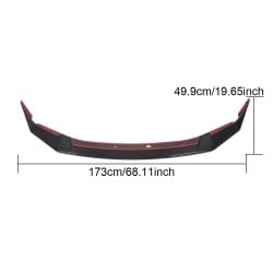 Dry Carbon Fiber Front Bumper Lip Chin Spoiler for BMW 5 Series F90 M5 Sedan 2020-ON