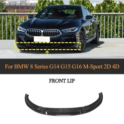 Dry Carbon Fiber Front Bumper Lip for BMW 8 Series G14 G15 G16 M-Sport 2D 4D 2019-2021