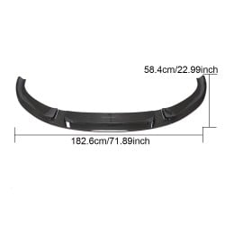 Dry Carbon Fiber Front Bumper Lip for BMW 8 Series G14 G15 G16 M-Sport 2D 4D 2019-2021