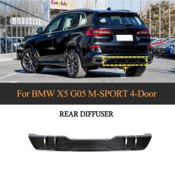 Dry Carbon Fiber Rear Bumper Diffuser Lip for BMW X5 M-SPORT MTECH 2019-2020