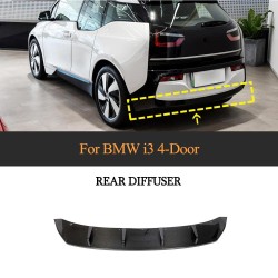 Carbon Fiber Rear Bumper Lip for BMW i3 I01 Sport Hatchback 4-Door ELECTRIC 2014-2020