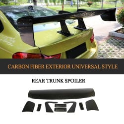 Carbon Fiber Big Barb Rear Trunk Spoiler GT Wing Boot Lip for Nissan GTR Ford Mustang Toyota GT86 Subaru BRZ All Sedan Coupe