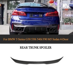 Carbon Fiber Rear Trunk Spoiler for BMW 5 Series G30 Base/M Sport F90 M5 Sedan 2017-2020