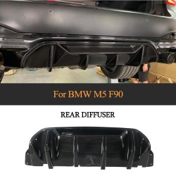 Carbon Fiber Rear Bumper Lip Diffuser for BWM F90 M5 2018 - 2020