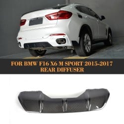 Carbon Fiber Rear Diffuser for BMW X6 F16 M Sport Utility 4-Door 2015-2017