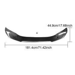 Vacuum Carbon Fiber Front Lip for BMW X6 M Sport 35i 50i 2015-2017