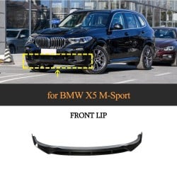 Carbon Fiber X5 Front Bumper Lip Spoiler for BMW X5 xDrive40i/50i M Sport Utility 4-Door 2019-2020