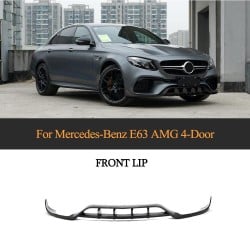 Carbon Fiber Front Lip for Mercedes Benz E Class W213 E63 AMG S 4-Door 2016-2019