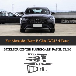 Dry Carbon Fiber Interior Center Dashboard Trim for Mercedes-Benz E Class W213 4-Door 2020-2021