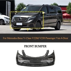 Dry Carbon Fiber Front Bumper for Mercedes-Benz V Class V220d V250 2016-2019