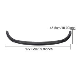 Carbon Fiber Front Bumper Lip for Mercedes Benz C-Class W205 C205 A205 C200 C300 2D 4D 2019-2020