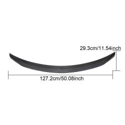 Carbon Fiber Trunk Lid Rear Spoiler for Mercedes Benz C-Class W205 C200 C300 C350 C43 C63 AMG Sedan 2015-2021