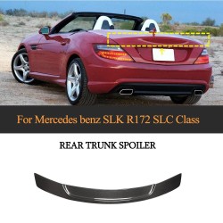 Carbon Fiber Rear Spoiler Wing for Mercedes Benz SLK SLC Class R172 2011-2019