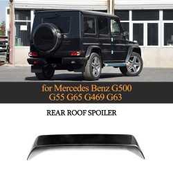 Carbon Fiber W463 Rear Roof Spoiler for Mercedes Benz G-CLASS W463 G500 G550 G55 G63 G65 AMG 2004-2017