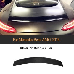 Carbon Fiber Rear Trunk Spoiler Boot Wing Lip For Mercedes Benz AMG GT / GT S Coupe 2015-2019