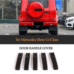 Carbon Fiber W463 G63 Door Handle Cover for Mercedes Benz W463 G-Class G500 G550 G55 G65 AMG 2004-2018