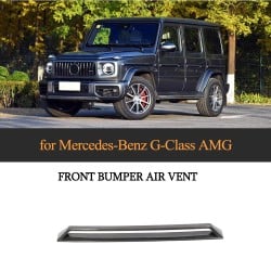 Carbon Fiber Front Bumper Vent Exterior Trim for Mercedes Benz W463 W464 G500 G550 G65 AMG 2019-2023