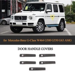 Dry Carbon Fiber W464 G63 Door Handle Cover for Mercedes Benz G500 G550 G55 G63 AMG 2019-2023