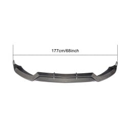 Carbon Fiber Car Front Bumper Lip spoiler for Mercede s Benz C-Class W205 Sport C205 C43 2015-2017