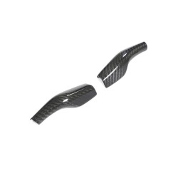 Dry Carbon Fiber Model 3 Gear Shift Cover Steering Wheel Accessories for Tesla Model 3/Model Y 2017-2023