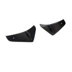 Carbon Fiber Front Side Air Fender Vent Fins For Tesla Model 3 Sedan 2016-2020