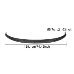 Carbon Fiber Front Lip for Tesla Model Y Mayor Sport Utility 4-Door Electric 2020-2023