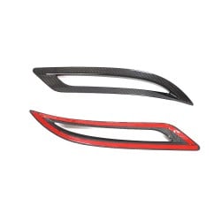 Dry Carbon Fiber Rear Bumper Reflector Exterior Trims for Tesla Model 3 Electric 2016-2023