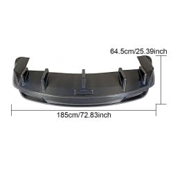 Carbon Fiber Rear Bumper Lip for Tesla Model X 75D 90D P90D 100D P100D 2016-2018