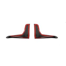 Carbon Fiber Car Rear Diffuser Splitters for Tesla Model 3 Sedan 4-Door 2016-2023