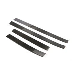 Dry Carbon Fiber Side Door Molding Trims for Tesla Model X P90 75D P100 2016-2018