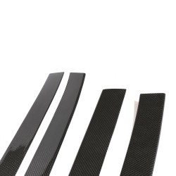 Dry Carbon Fiber Side Door Molding Trims for Tesla Model X P90 75D P100 2016-2018