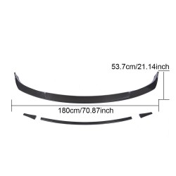 Carbon Fiber Front Splitter Lip for Tesla Model 3 Electric 2016-2023