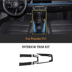 Dry Carbon Fiber Interior Components For Porsche Carrera 4 4S/Turbo S/GTS/Targa GTS 4S Coupe 2-Door 2019-2022 - Free Shipping