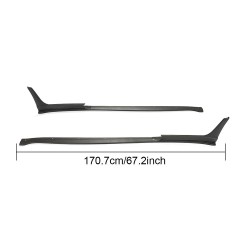 For Porsche 718 Boxster Cayman 2016-2019 Carbon Fiber Side Skirts [ EXW ]