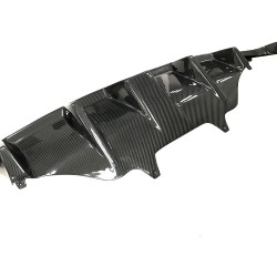 For Porsche Macan Sport Utility 2014-2020 Carbon Fiber Rear Bumper Diffuser With Light Body Kit