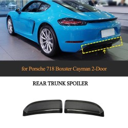 Carbon Fiber 718 Rear Diffuser for Porsche 718 Boxster Cayman 2-Door 2016-2019 [Free Shipping]