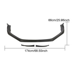 Carbon Fiber 718 Front Lip for Porsche 718 2016-2018 3pcs/set [EXW]