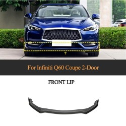 Carbon Fiber Front Lip for Infiniti Q60 Sport Coupe 2-Door 2016-2021