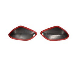 For Infiniti Q50 Q50S Q60 Q60S Q70 2014-2021 Dry Carbon Fiber Side Rear View Mirror Cover Caps Pair