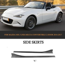 Carbon Fiber MX-5 Side Skirts for Mazda Miata Convertible 2016-2017