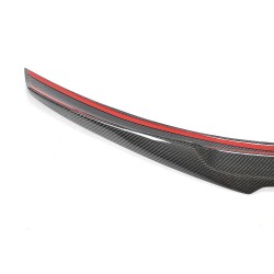 Carbon Fiber Rear Trunk Spoiler Boot Lip Wing Spoiler For Infiniti Q50 2014 - 2018